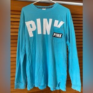PINK long sleeve shirt size medium (very comfy!)